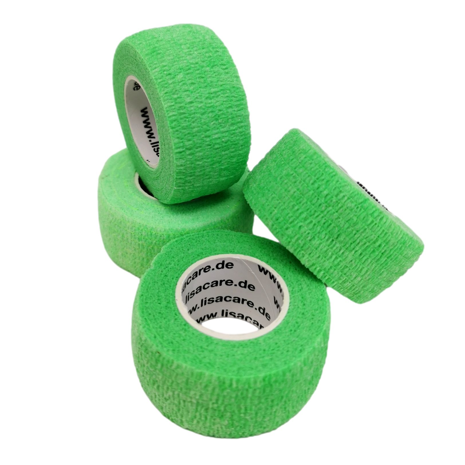LisaCare cerotti per dita 2,5cmx4,5m - Verde neon