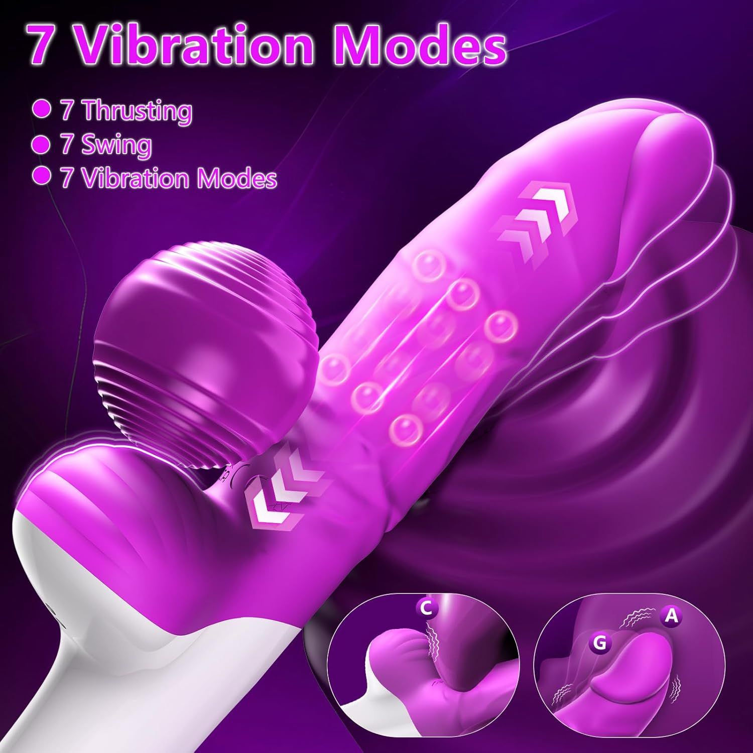 HIVEFUN Vibratore dildo, accessorio intimo