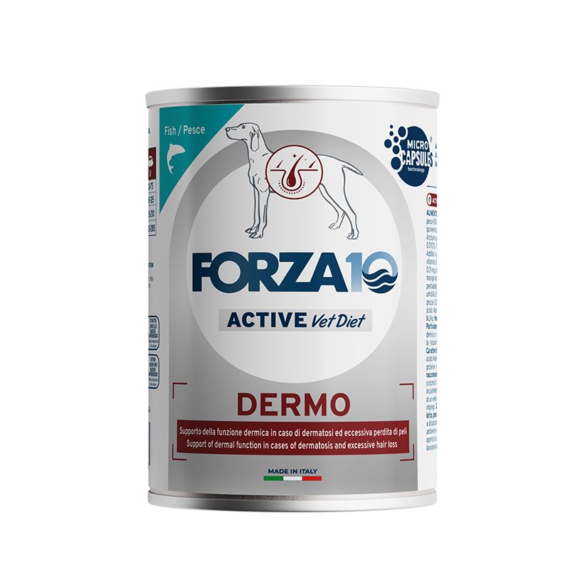 Forza 10 Dermo - Pesce Alimento dietetico completo per cani adulti