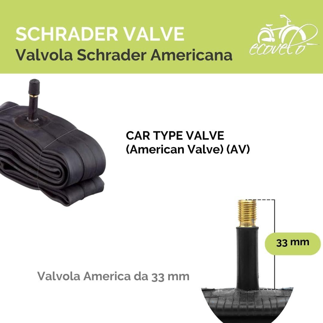 2 Copertoni 24 x 1 3/8 (37-540) + Camere America