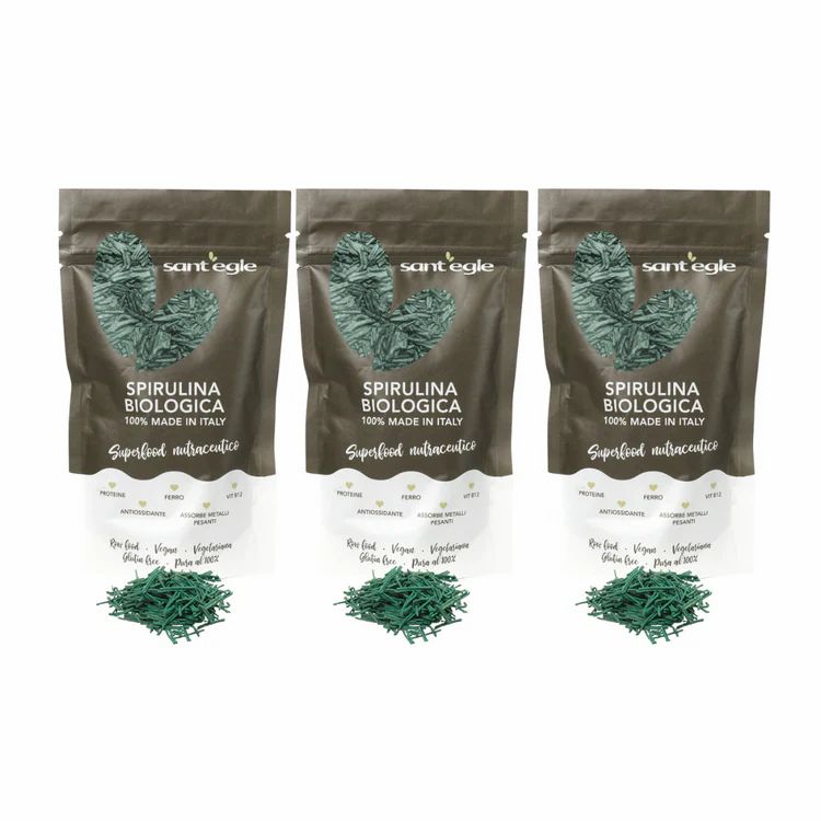 Sant'Egle Spirulina biologica croccante 100gr. Conf da 3 pz.
