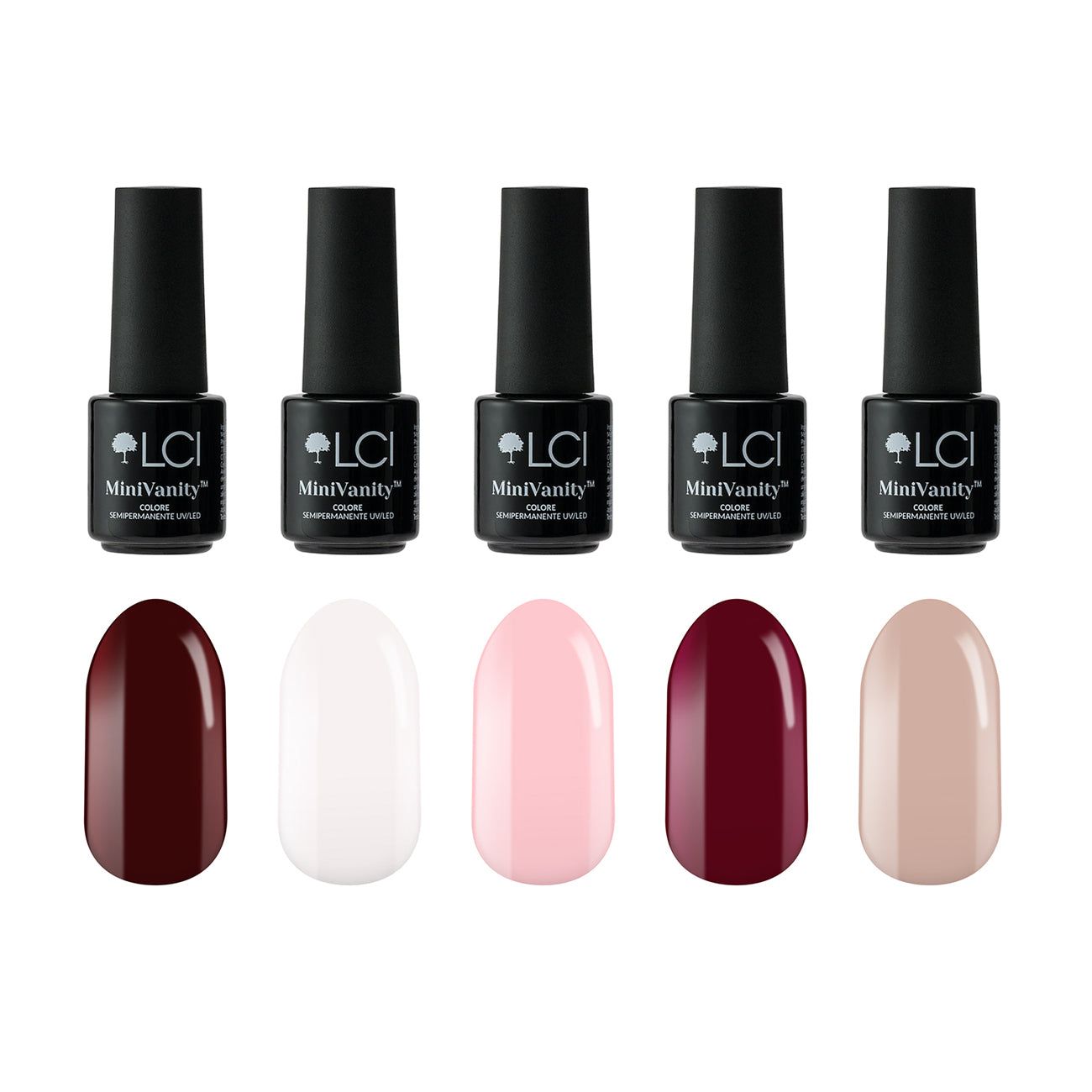 LCI Cosmetics - Set 5 colori semipermanenti Mini Vanity LCI - Evento