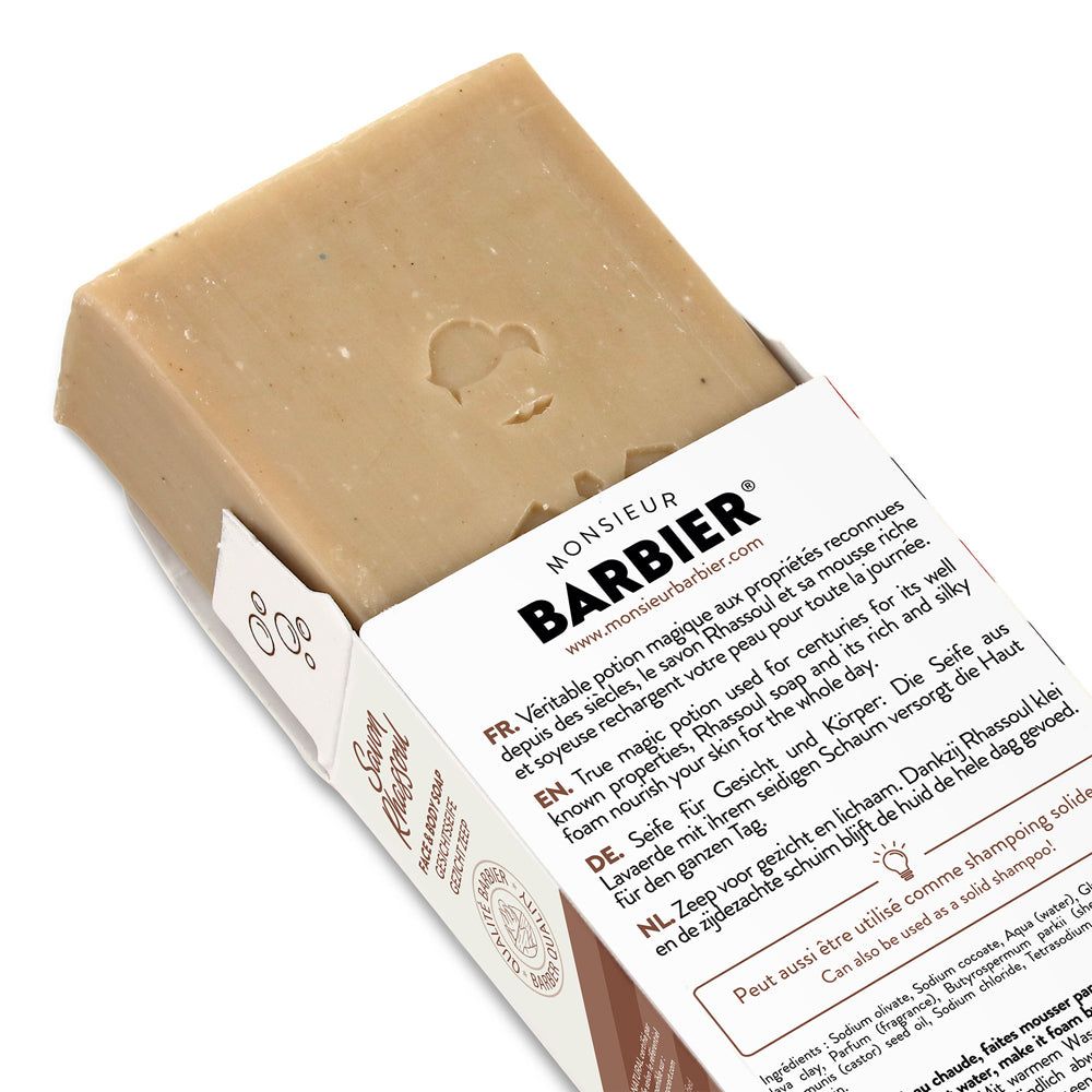 Monsieur BARBIER - Sapone viso e corpo al Rhassoul surgras per uomo