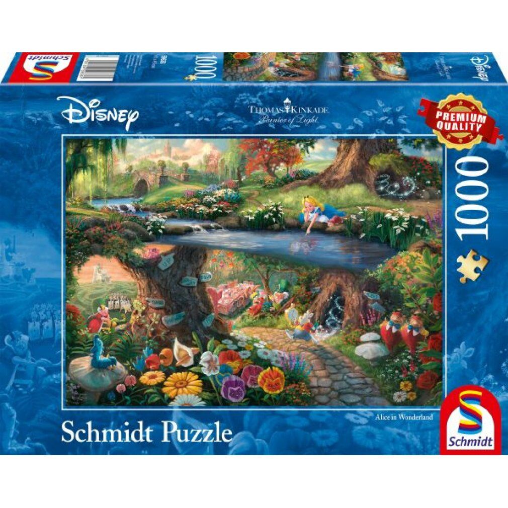 Thomas Kinkade: Pittore della Luce - Disney - Alice nel Paese delle Meraviglie (1000 pezzi)