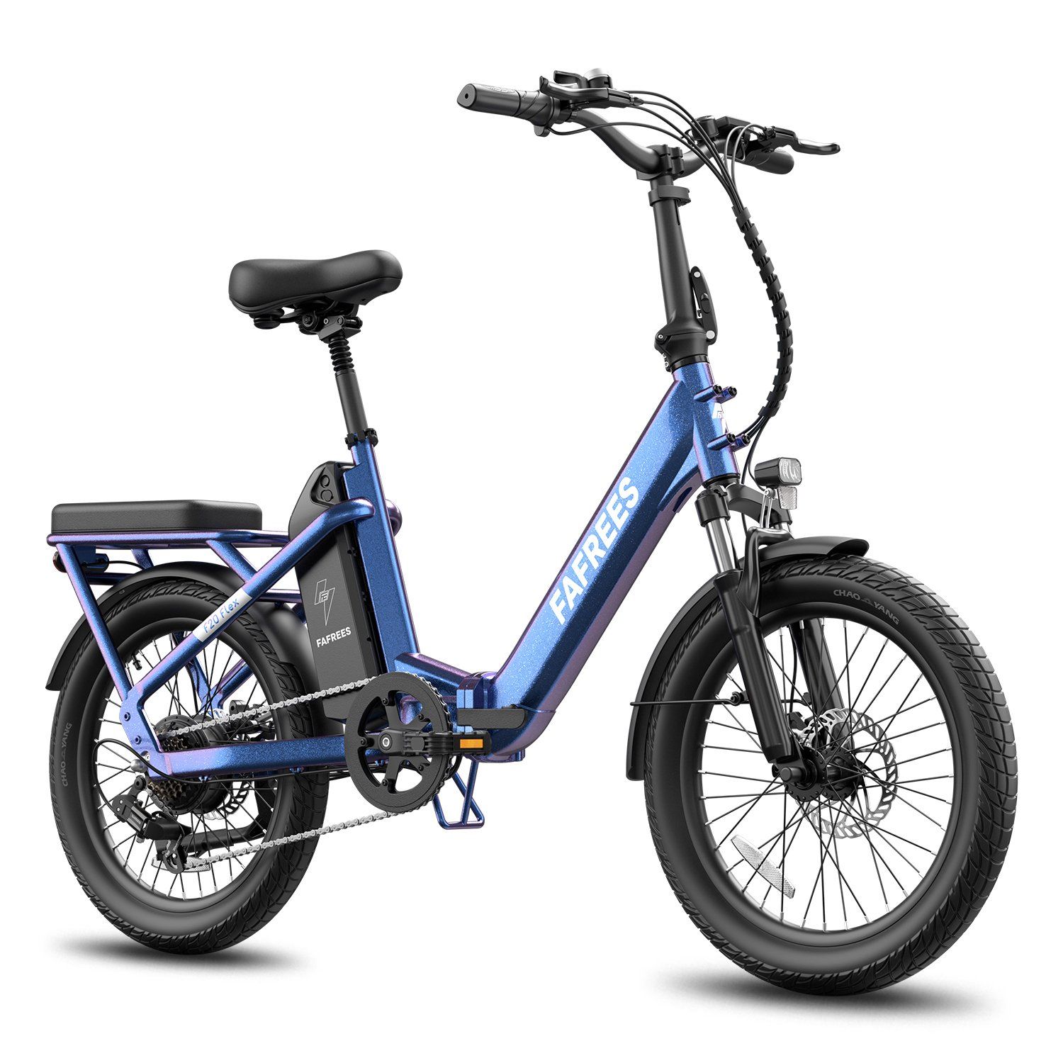 FAFREES F20 Flex E-bike pieghevole, batteria rimovibile da 25 Ah, 7 velocità