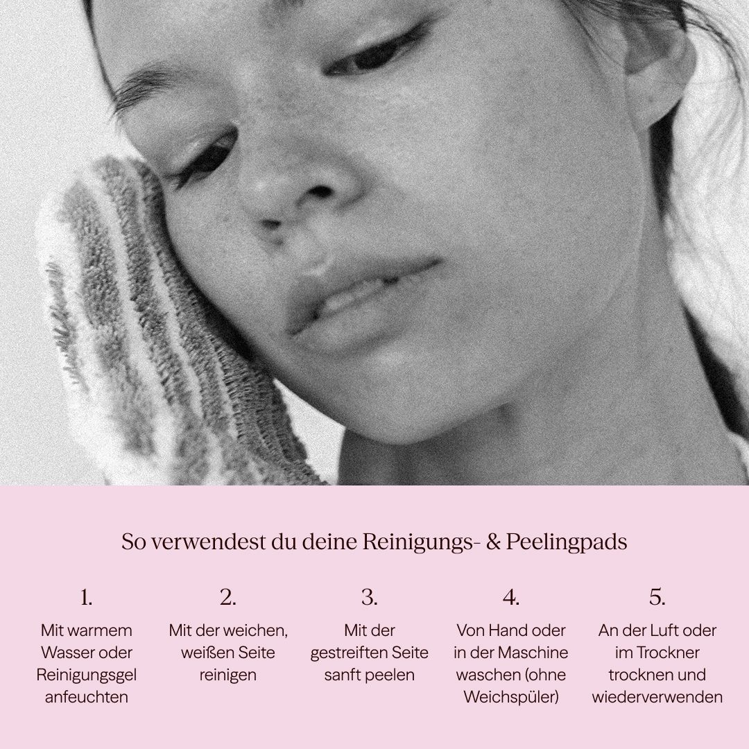 waschies Pad per il peeling del viso Scrub & Clean Set da 2