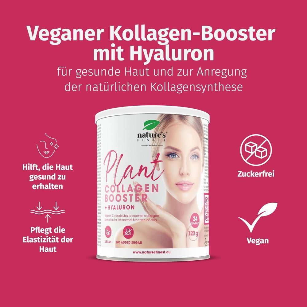Nature's Finest PLANT COLLAGEN BOOSTER CON ACIDO IALURONICO