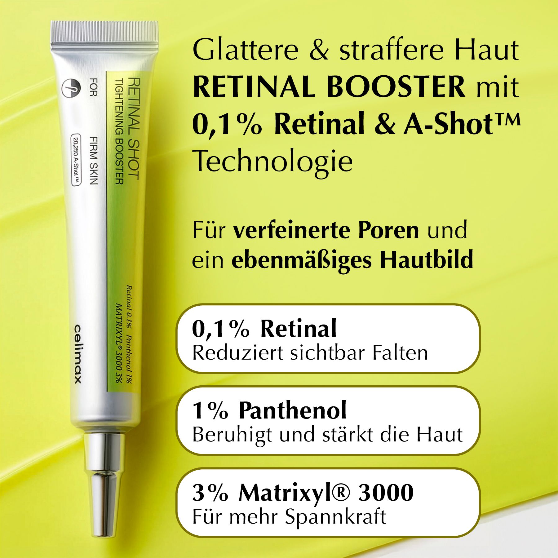 Celimax Retinal Shot Tightening Booster Siero antirughe