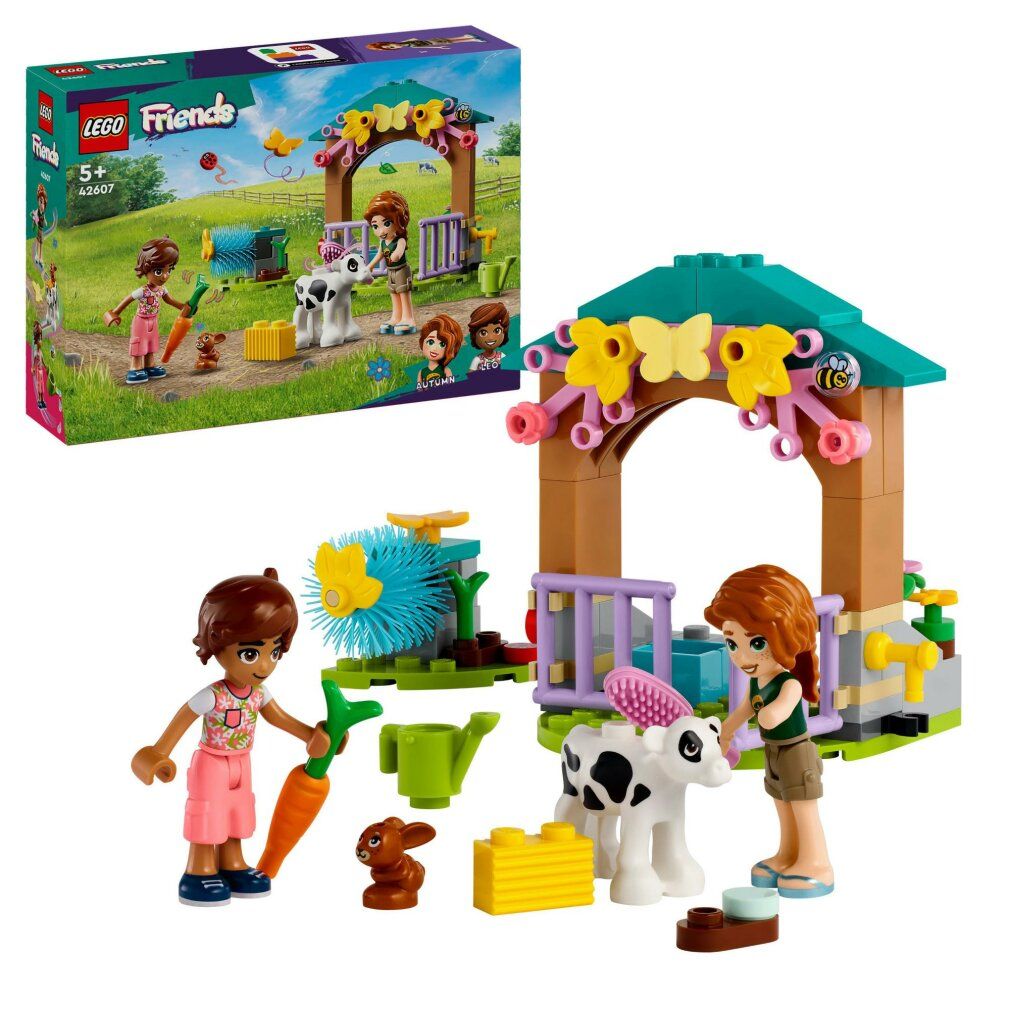 Set LEGO Friends. Include personaggi, animali, edificio e accessori. La confezione mostra il set. Età: 5+.