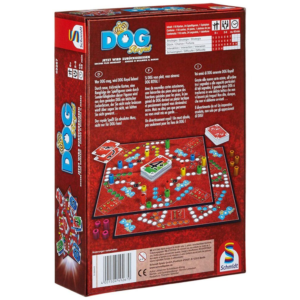 Schmidt Spiele dog Royal, gioco da tavolo