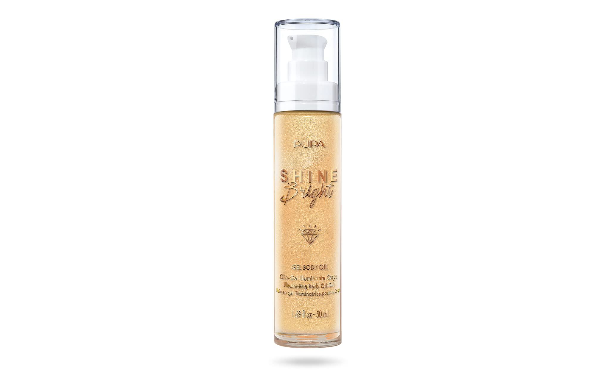 Pupa Shine Bright Gel Olio Corpo 001 Gold Diamond 50 ml