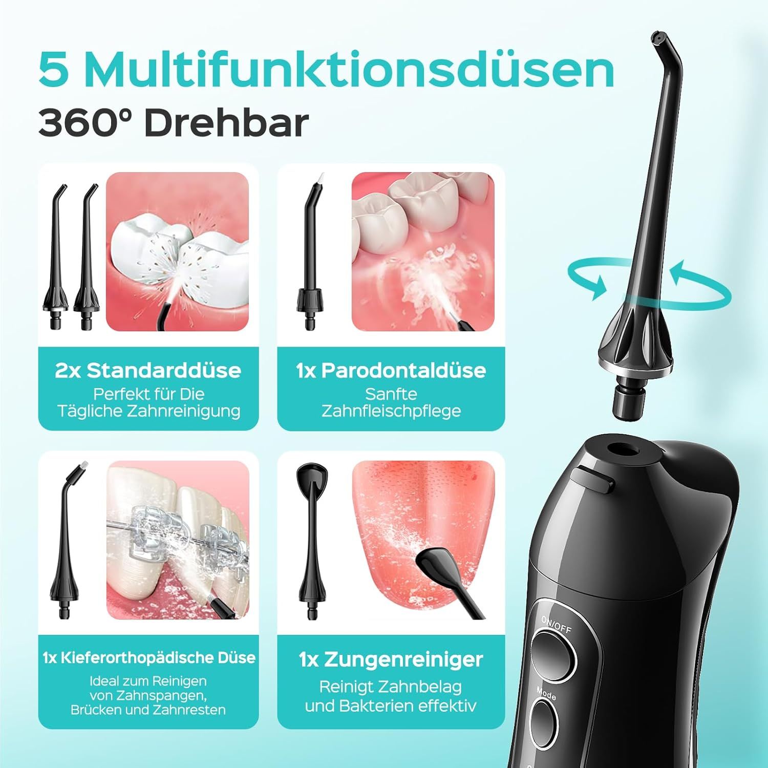 COSLUS idropulsore dentale senza fili