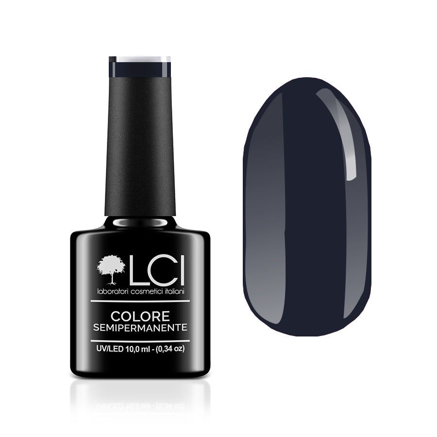 LCI Cosmetics - Smalto Semipermanente LCI -  MEZZANOTTE - Grigio