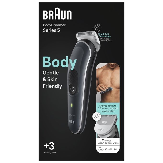 Braun BodyGroomer 5 BG5340 Rifinitore Corpo