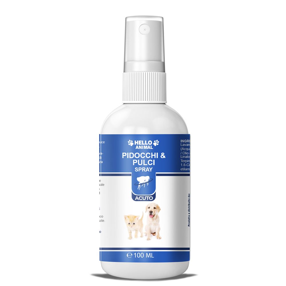 Hello Animal® Spray antipidocchi e antipulci per animali
