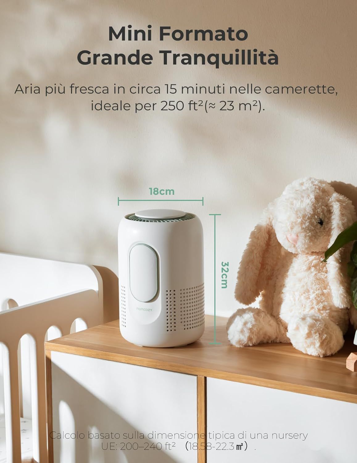 Purificatore d’aria per la cameretta Momcozy