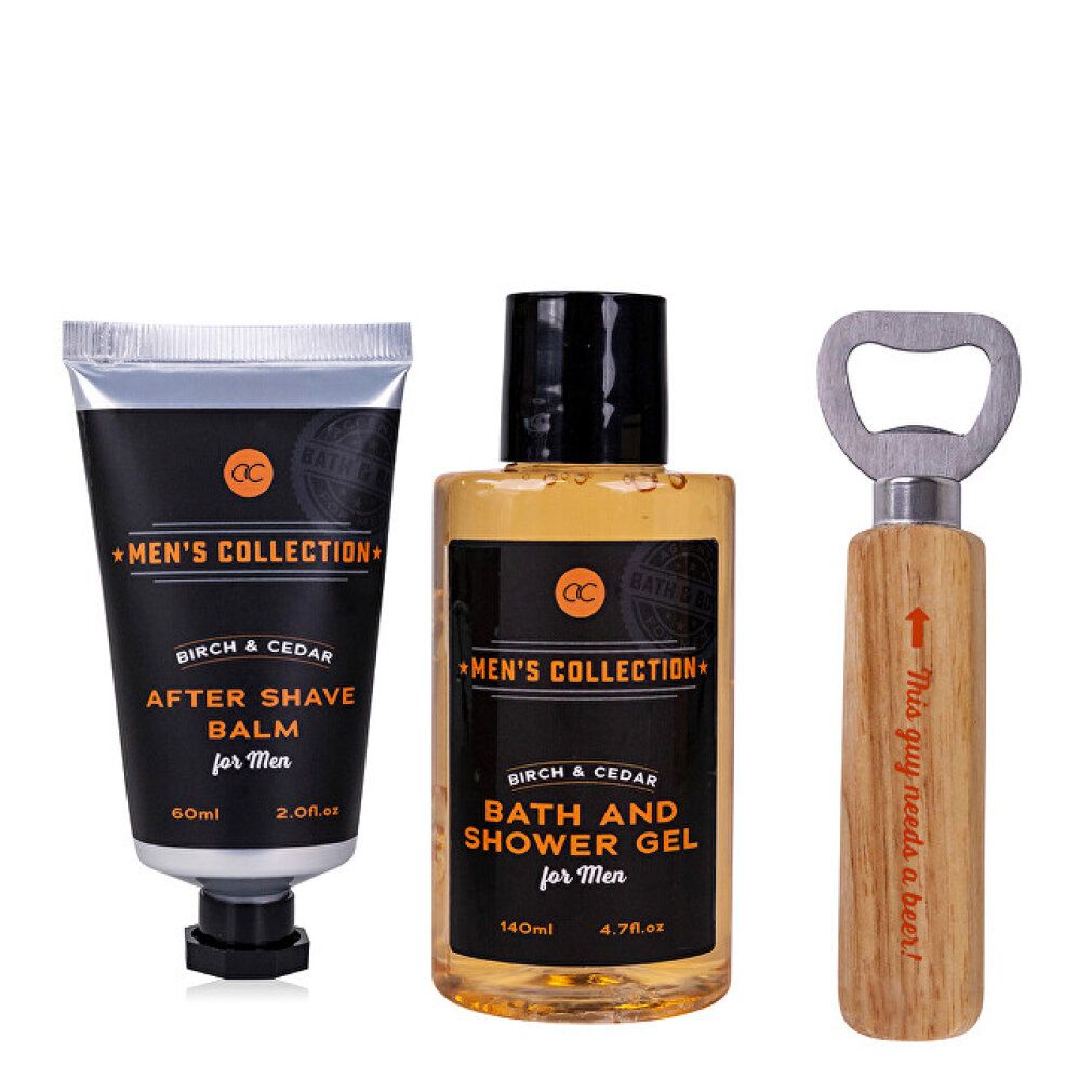 Set regalo per la cura del bagno della Collezione Uomo