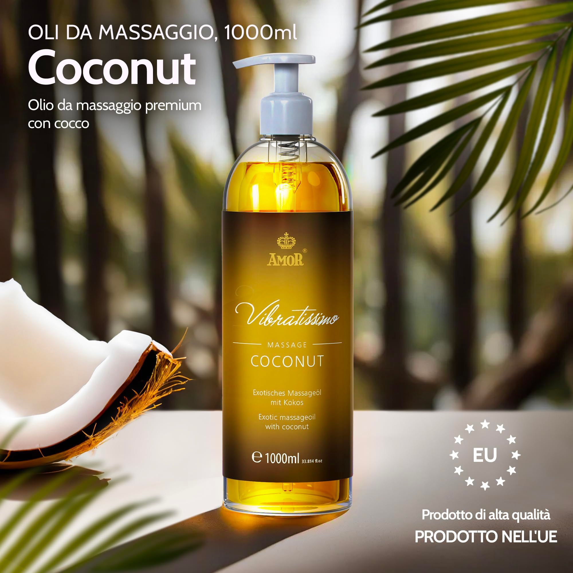 Vibratissimo Olio da Massaggio Coconut