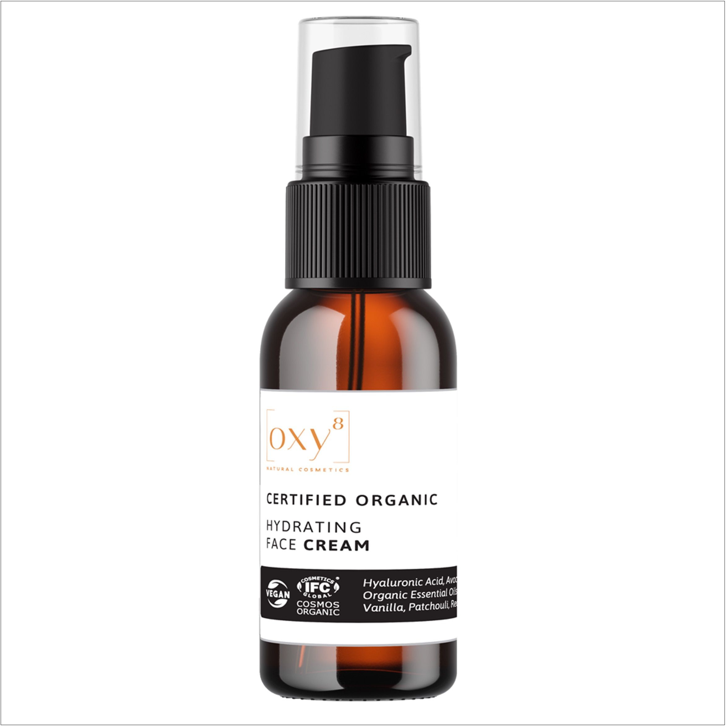 oxy8 Cosmetici naturali HYDRATING FACE CREAM - Antirughe. Efficaca contro disturbi del pigmento.
