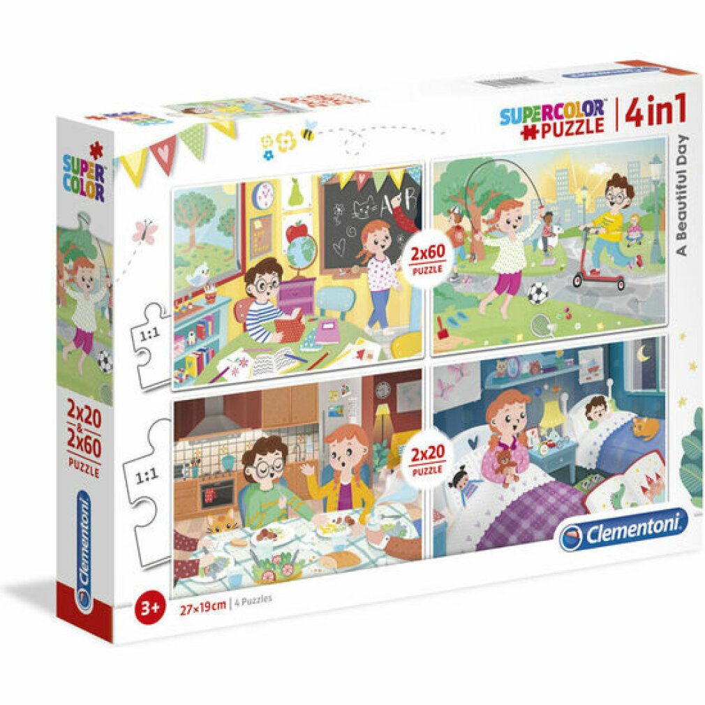 Clementoni 2X20+2X Puzzle Beautiful Day 21306