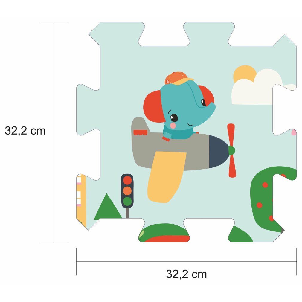 Puzzle in schiuma trefl smile Fisher Price