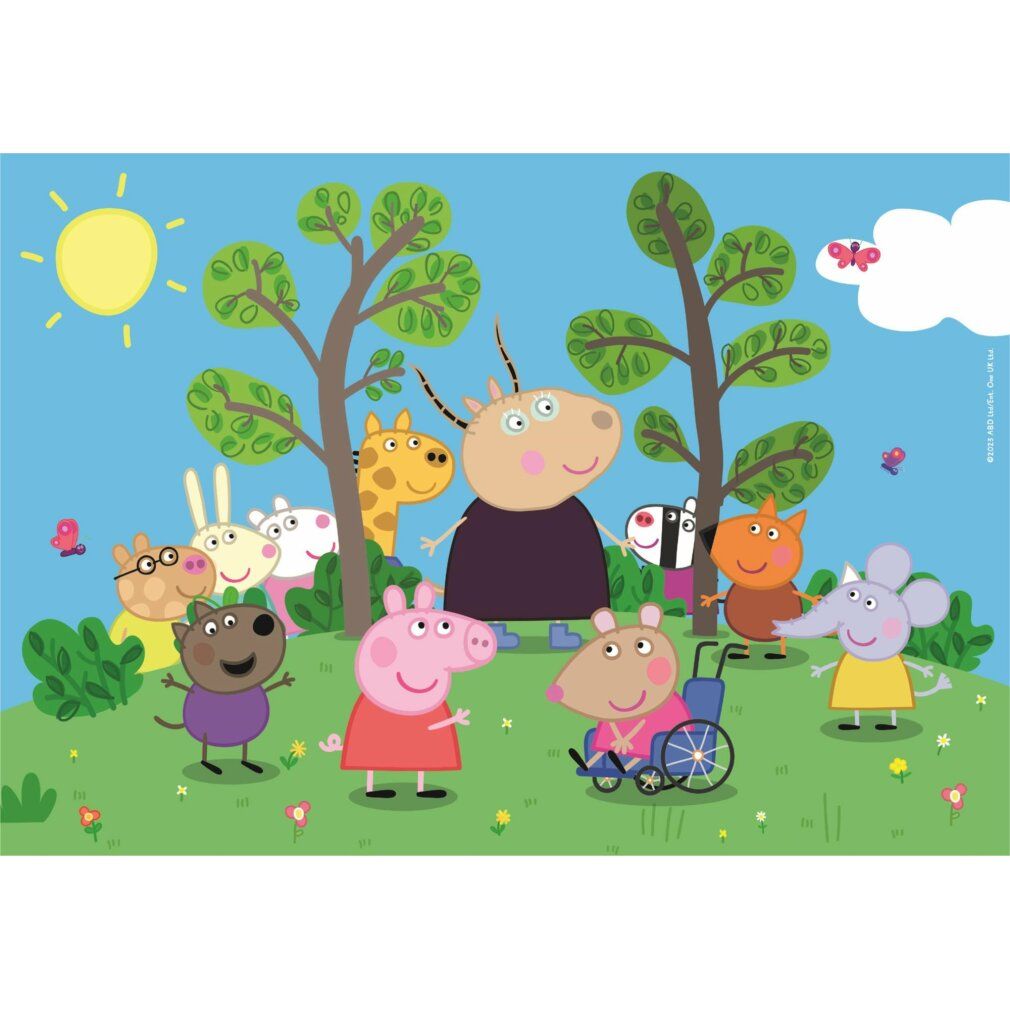 clementoni Puzzle Pepina Piglet: Con gli amici maxi 24 pezzi