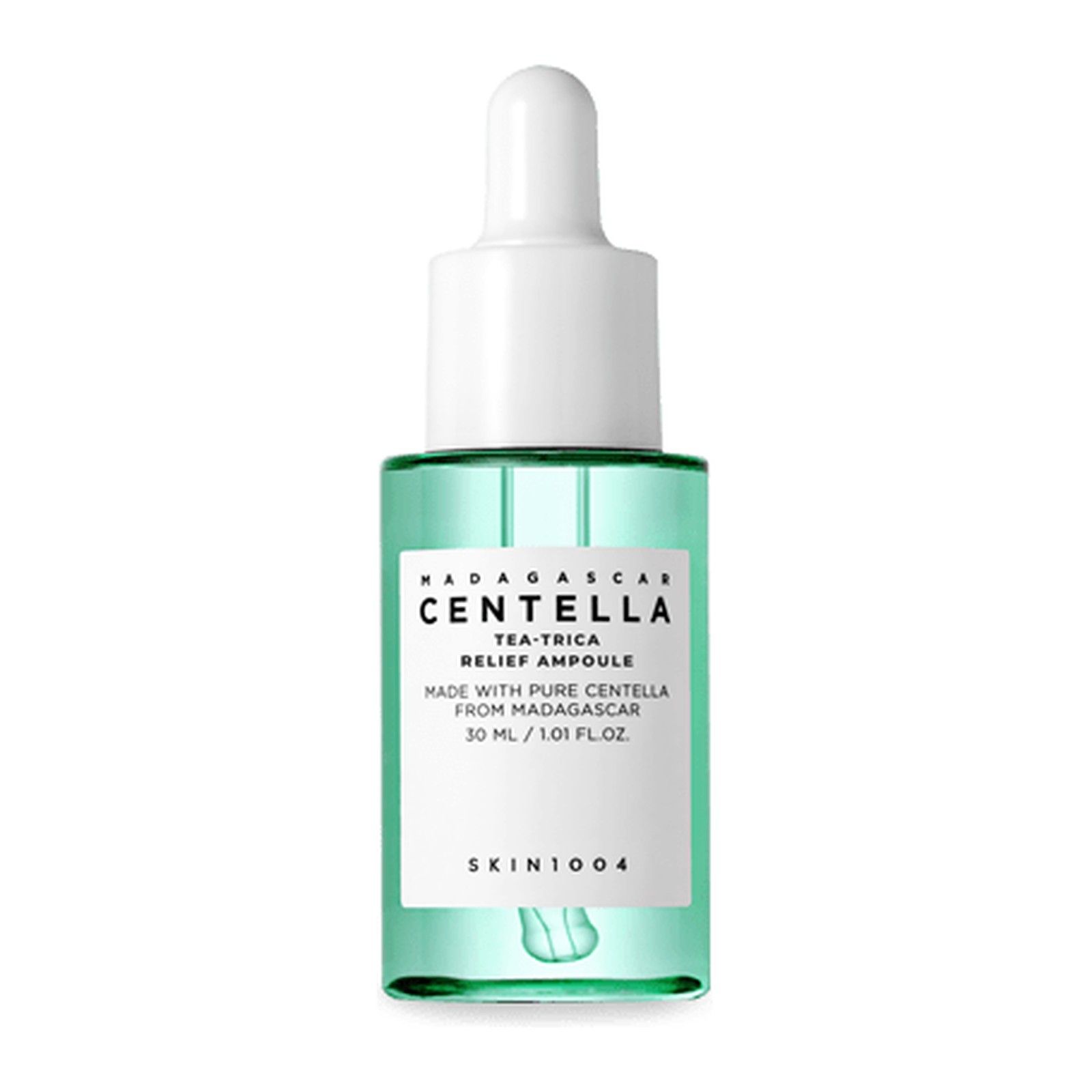 Flacone in vetro verde con contagocce, 30 ml.