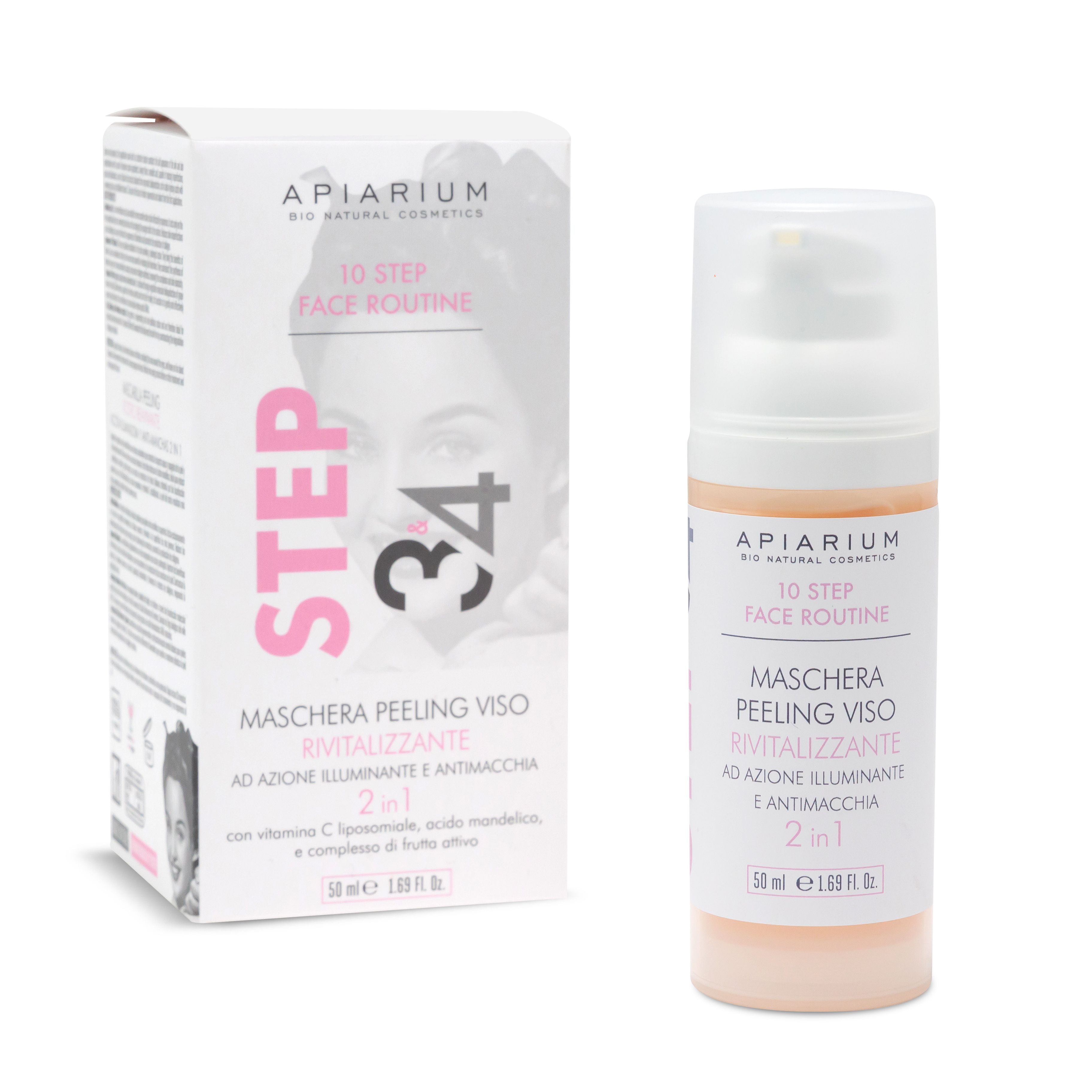 Maschera Peeling Viso RIVITALIZZANTE Vit C - STEP 3/4