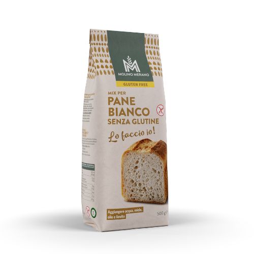 Mix per pane bianco Senza Glutine 500g - Molino Merano