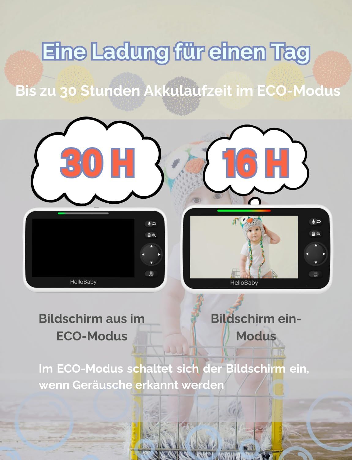 Baby monitor con telecamera HelloBaby
