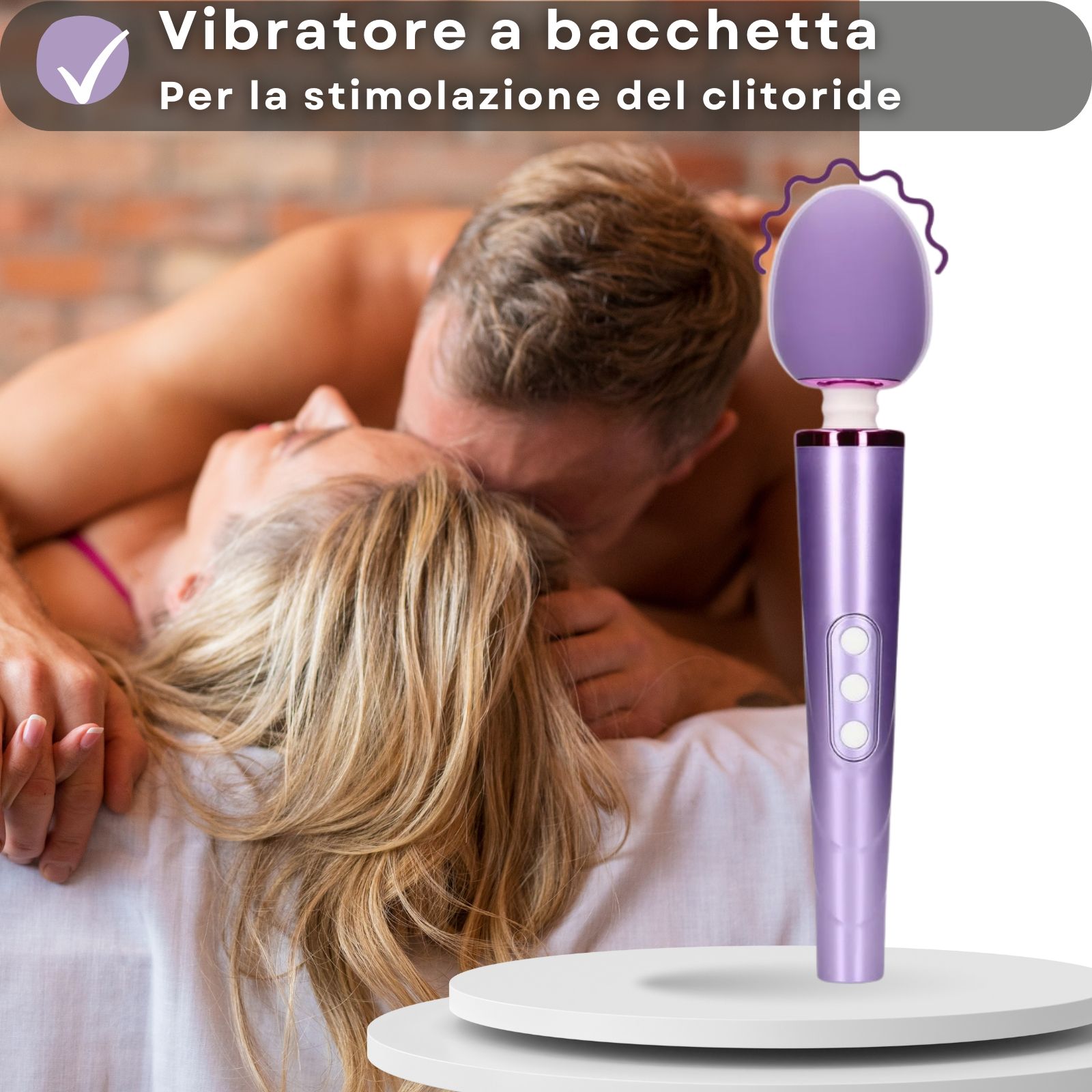 Lovelyness - Vibratore a asta massaggiante - Viola