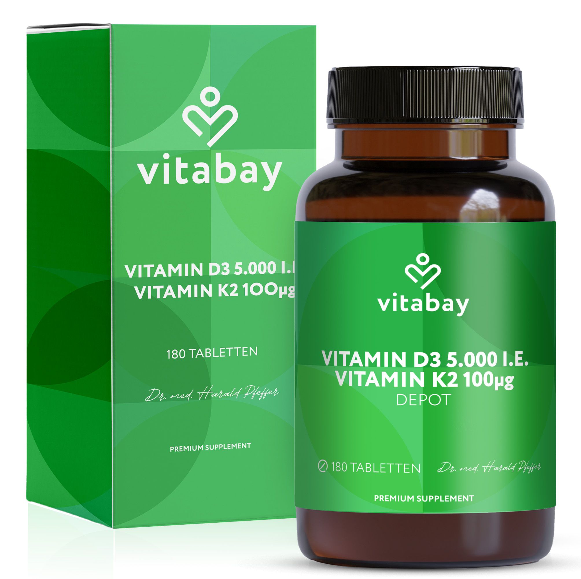 Vitabay Vitamina D3 K2 5000 UI