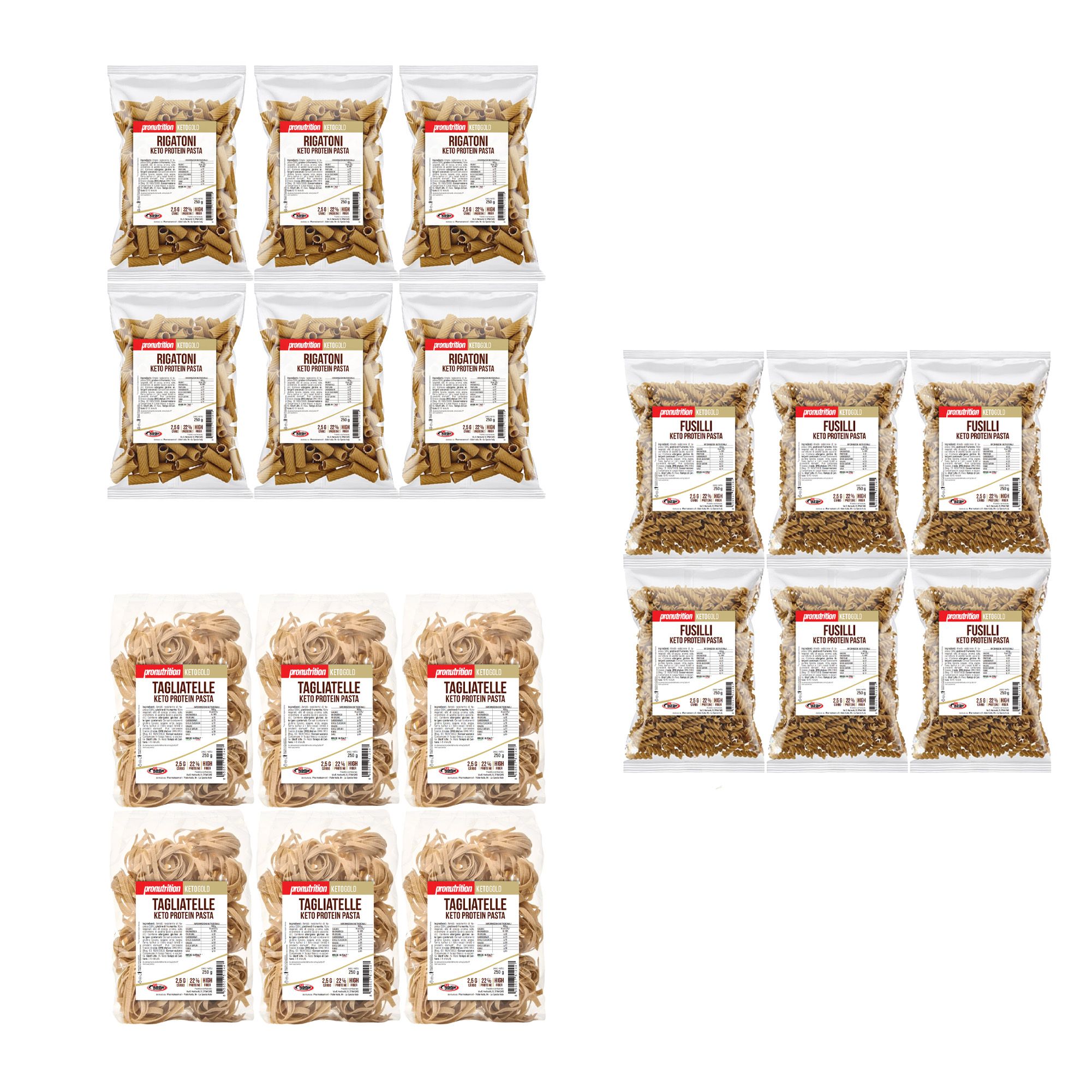 ProNutrition Pasta Keto Proteica 18 x 250 g
