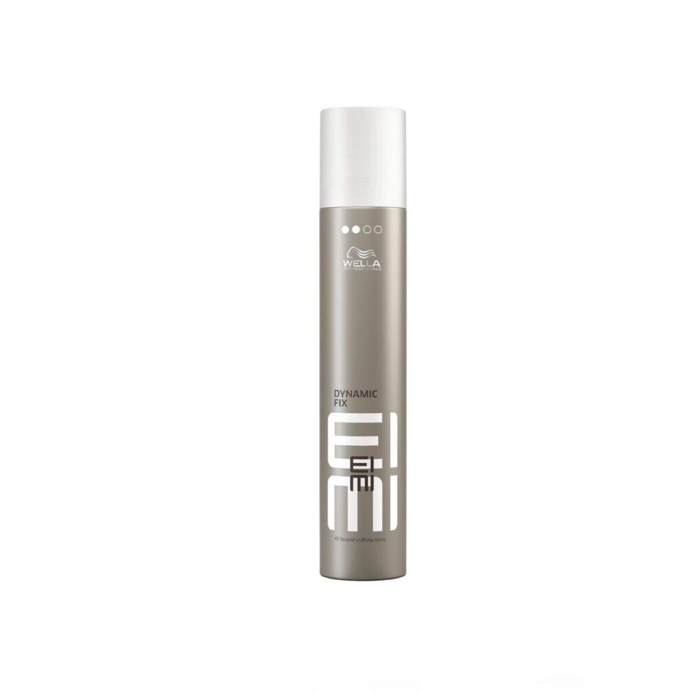 Flacone spray grigio. Tappo bianco. Logo e scritta EIMI. Sfondo bianco.