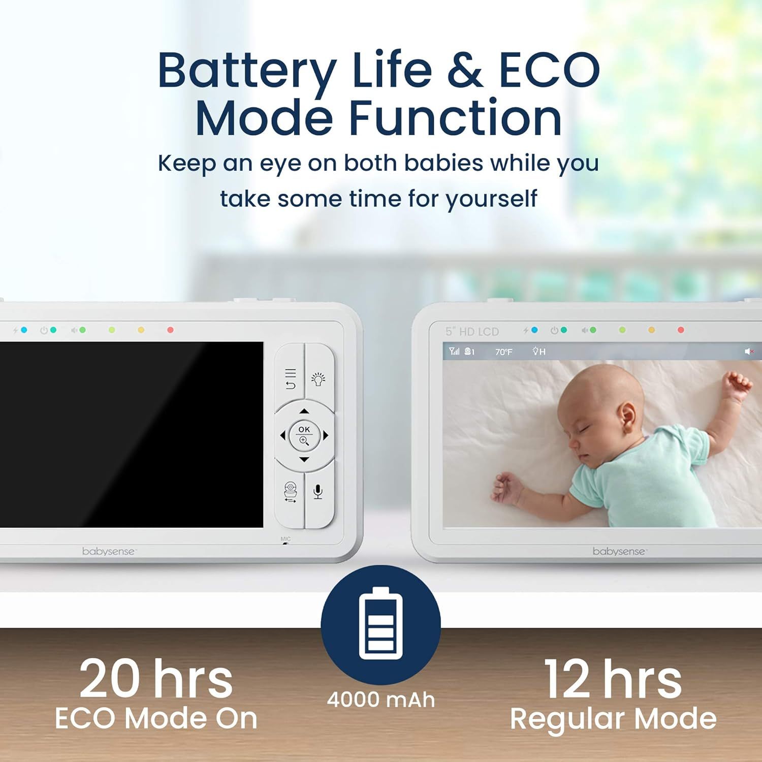 Baby monitor con telecamera Babysense
