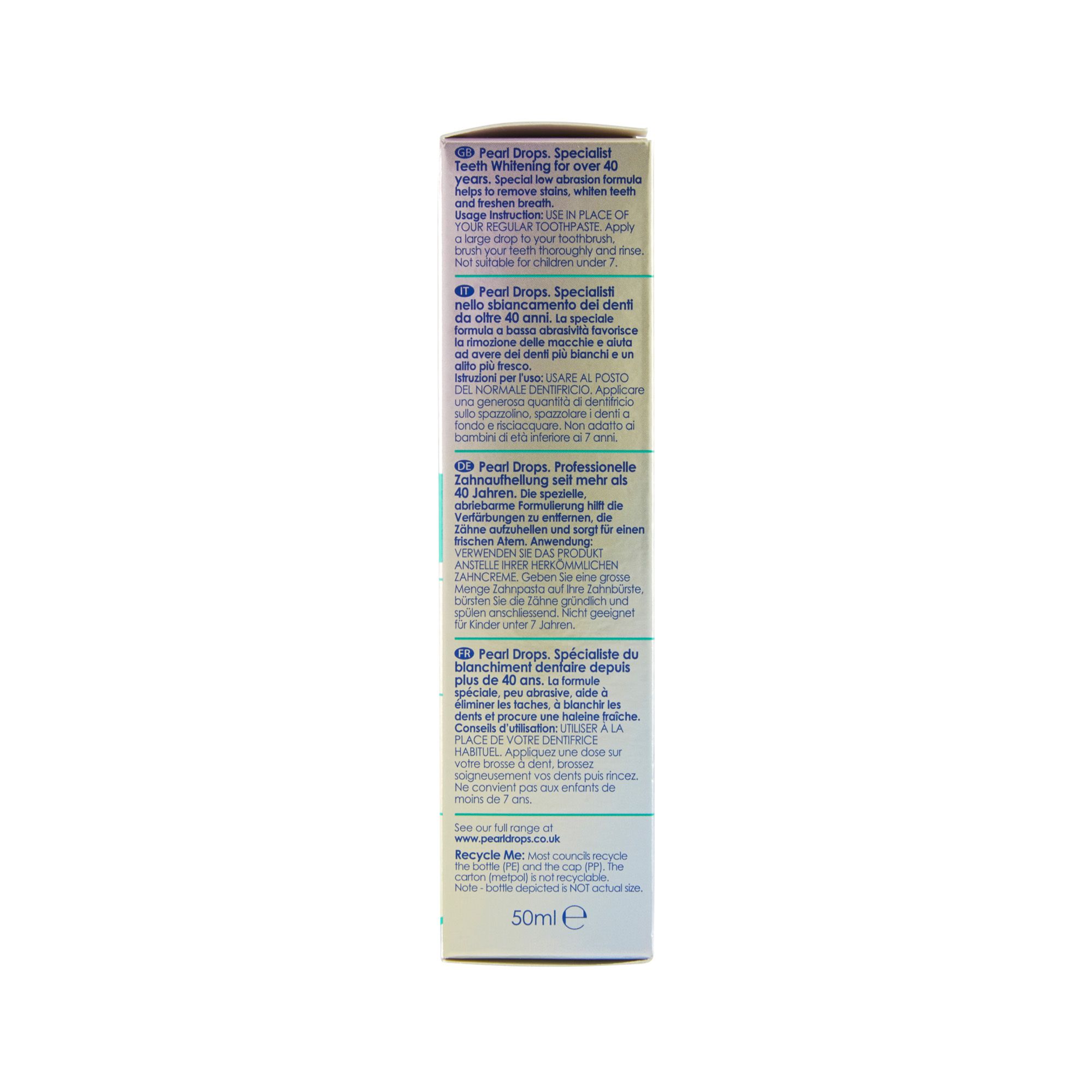 Pearl Drops Kit 3x Dentifricio Gel 50 ml