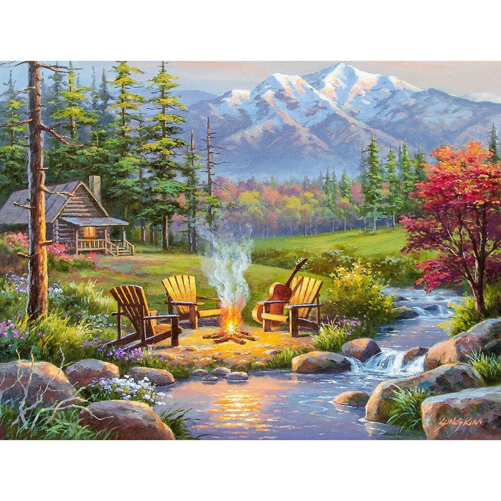 Puzzle ravensburger Regno sul fiume xl 750 pezzi