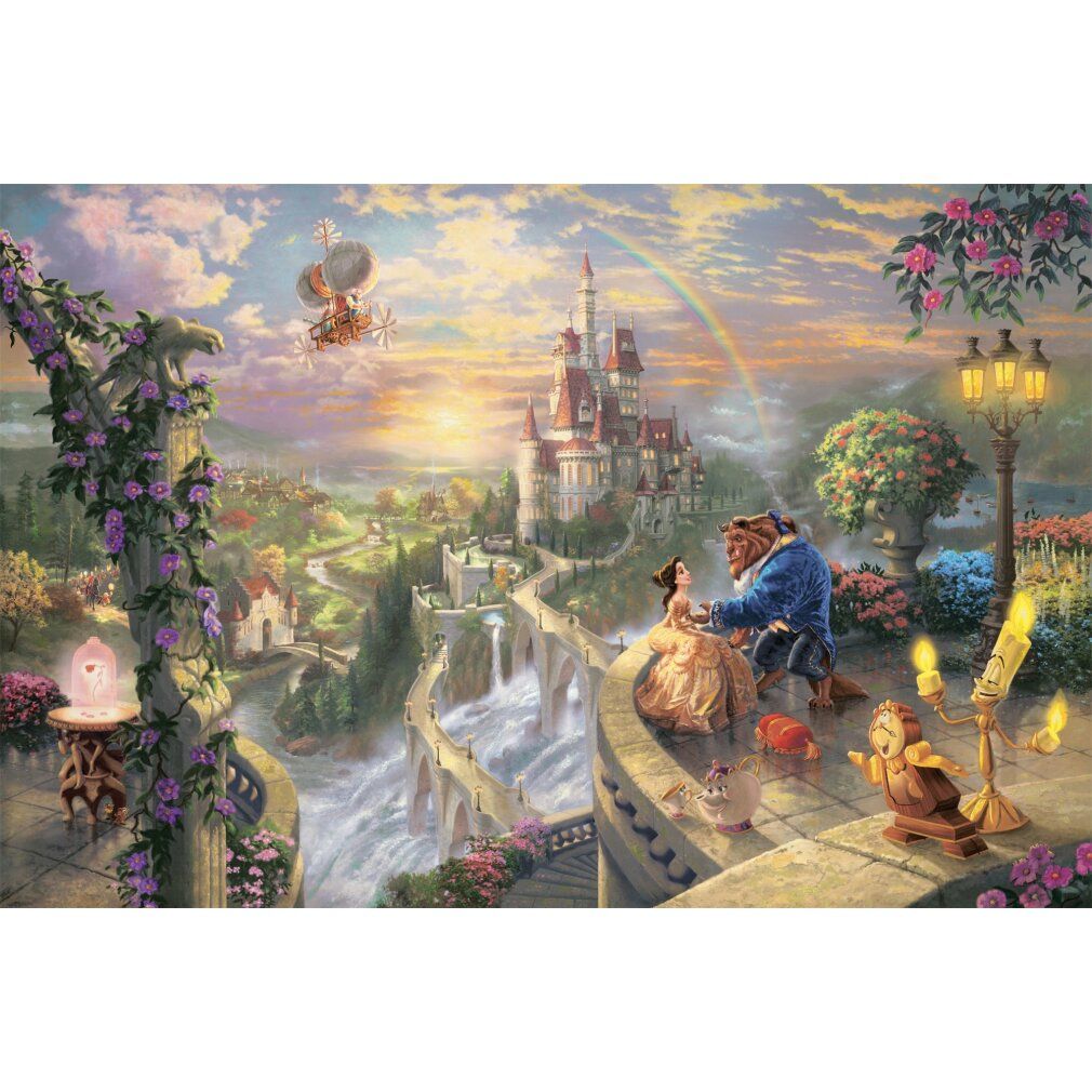 Thomas Kinkade Studios: Collezione Disney Dreams - La bella e la bestia (1000 pezzi)