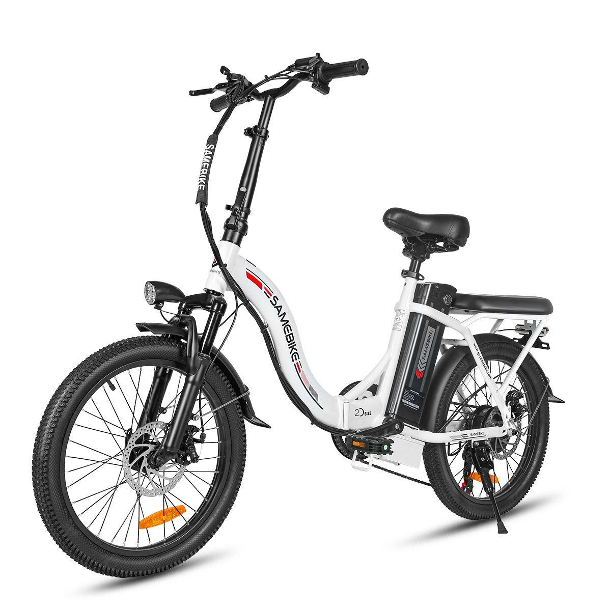 Bici elettrica pieghevole SAMEBIKE CY20, batteria 36V 12Ah