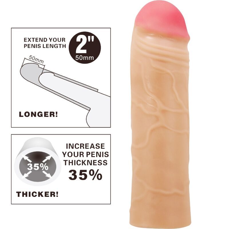 Guaina e Prolunga Pene Chane 18 cm