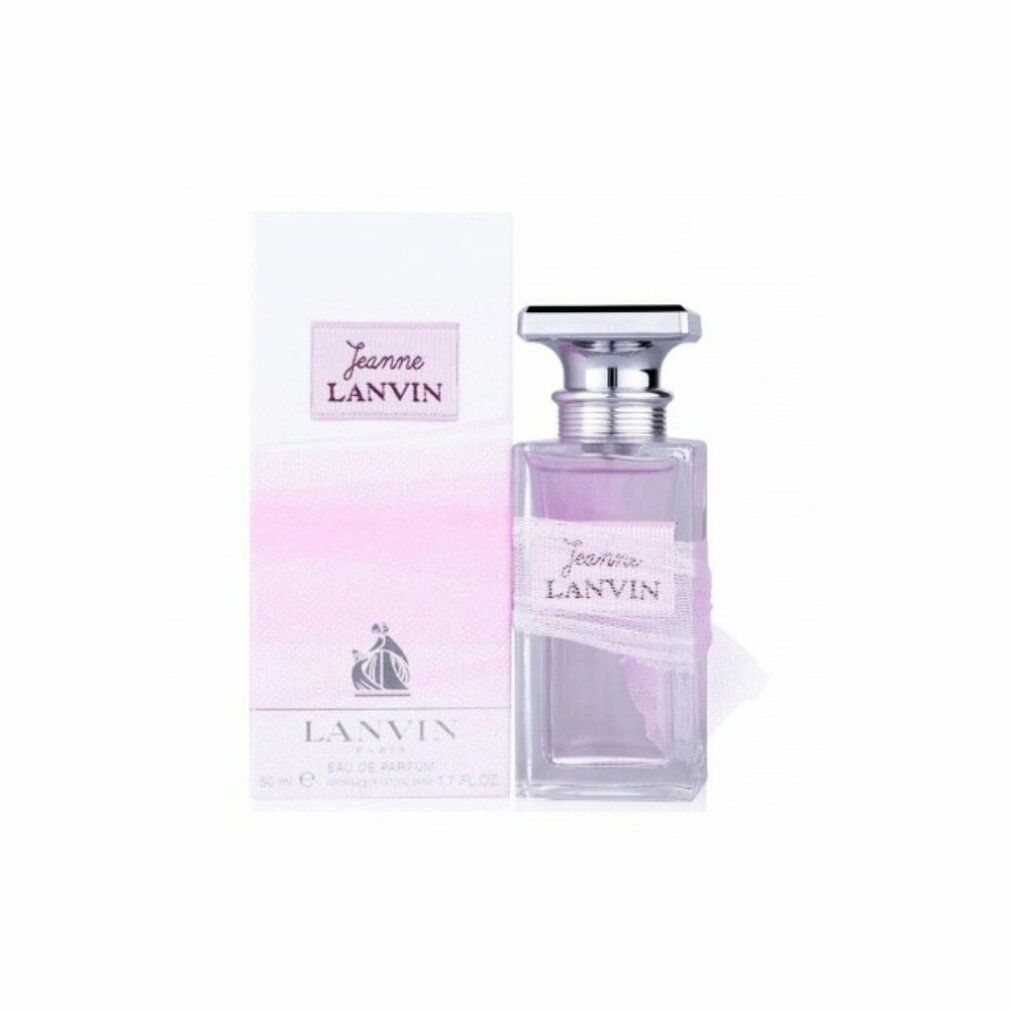 Flacone di profumo e confezione. Flacone rettangolare con tappo argentato. Liquido rosa. Confezione con logo.