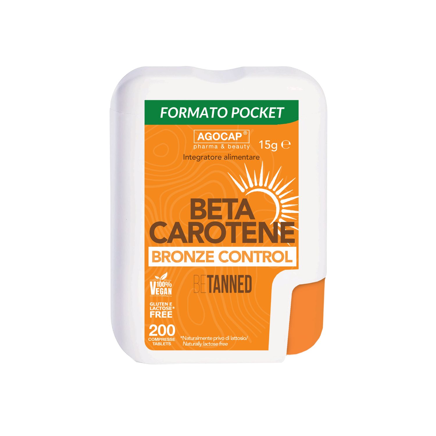 agocap – betacarotene integratore alto dosaggio per abbronzatura forte