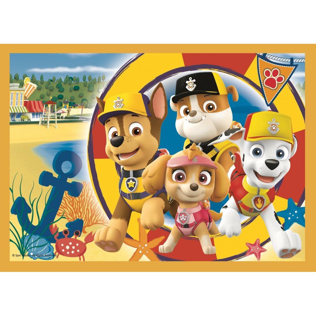 paw 4in1 puzzle 35/48/54/70 pezzi