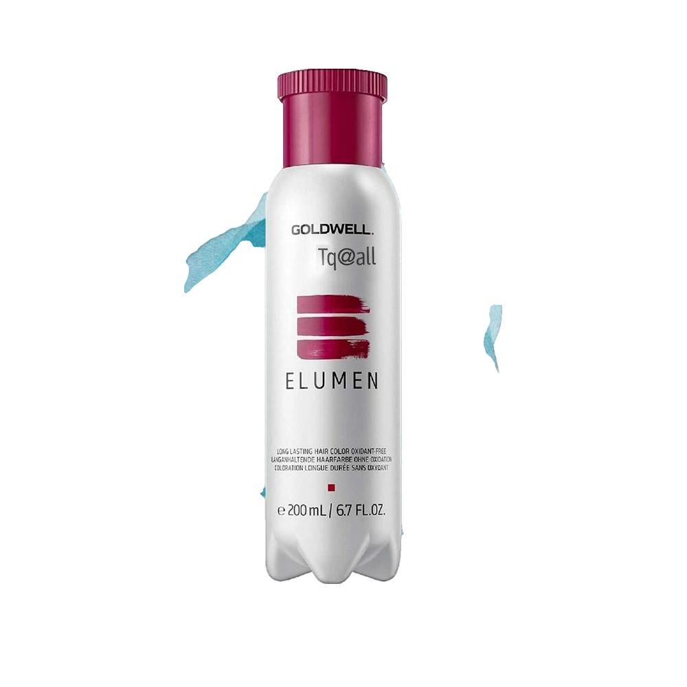 Goldwell Elumen TQ@all. Flacone con tappo rosso. Etichetta bianca con nome del prodotto e volume: 200 ml.