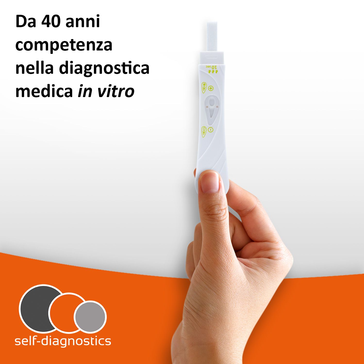 self-diagnostics Test di gravidanza precoce hCG 10 miu/ml