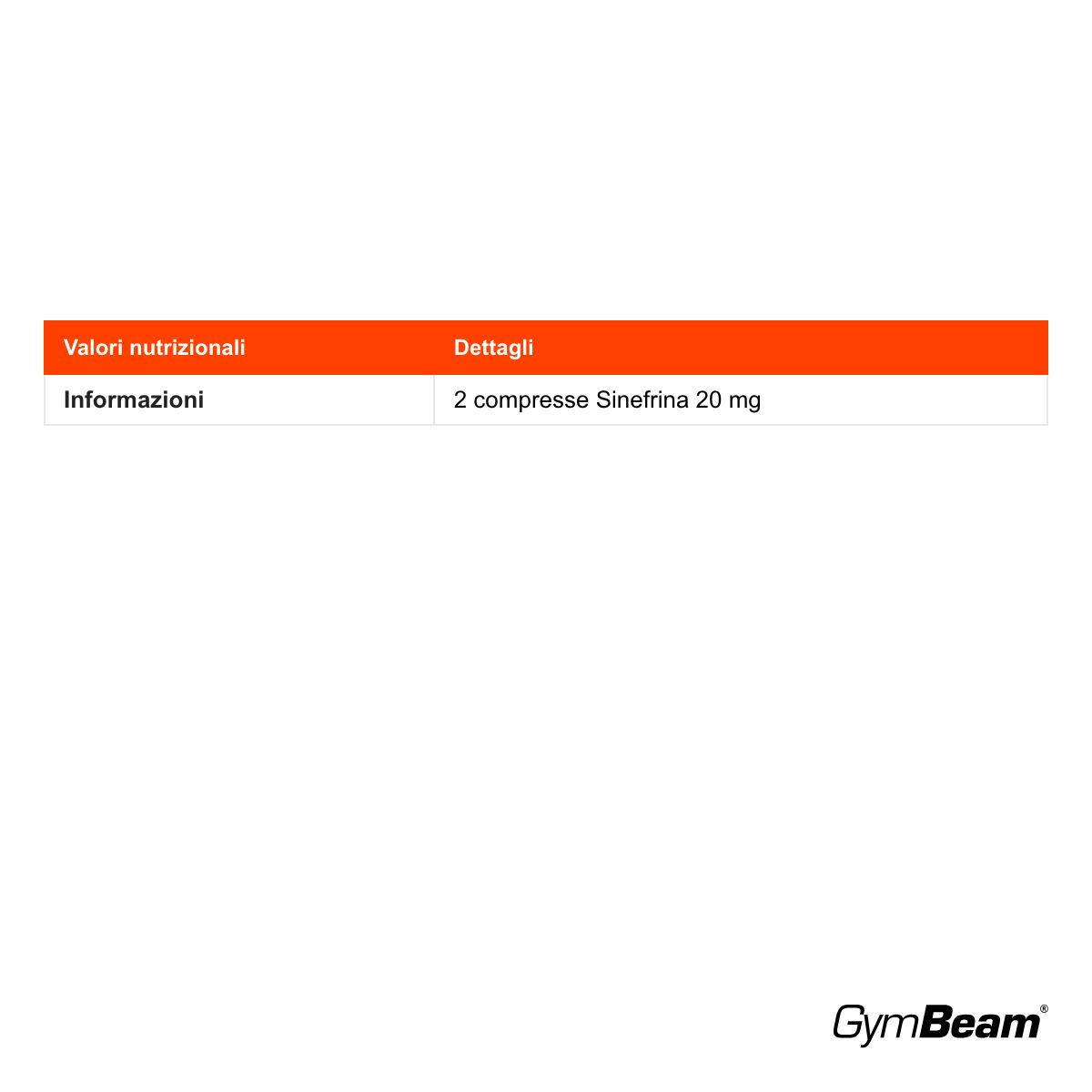GymBeam Sinefrina bruciagrassi standardizzato al 90%