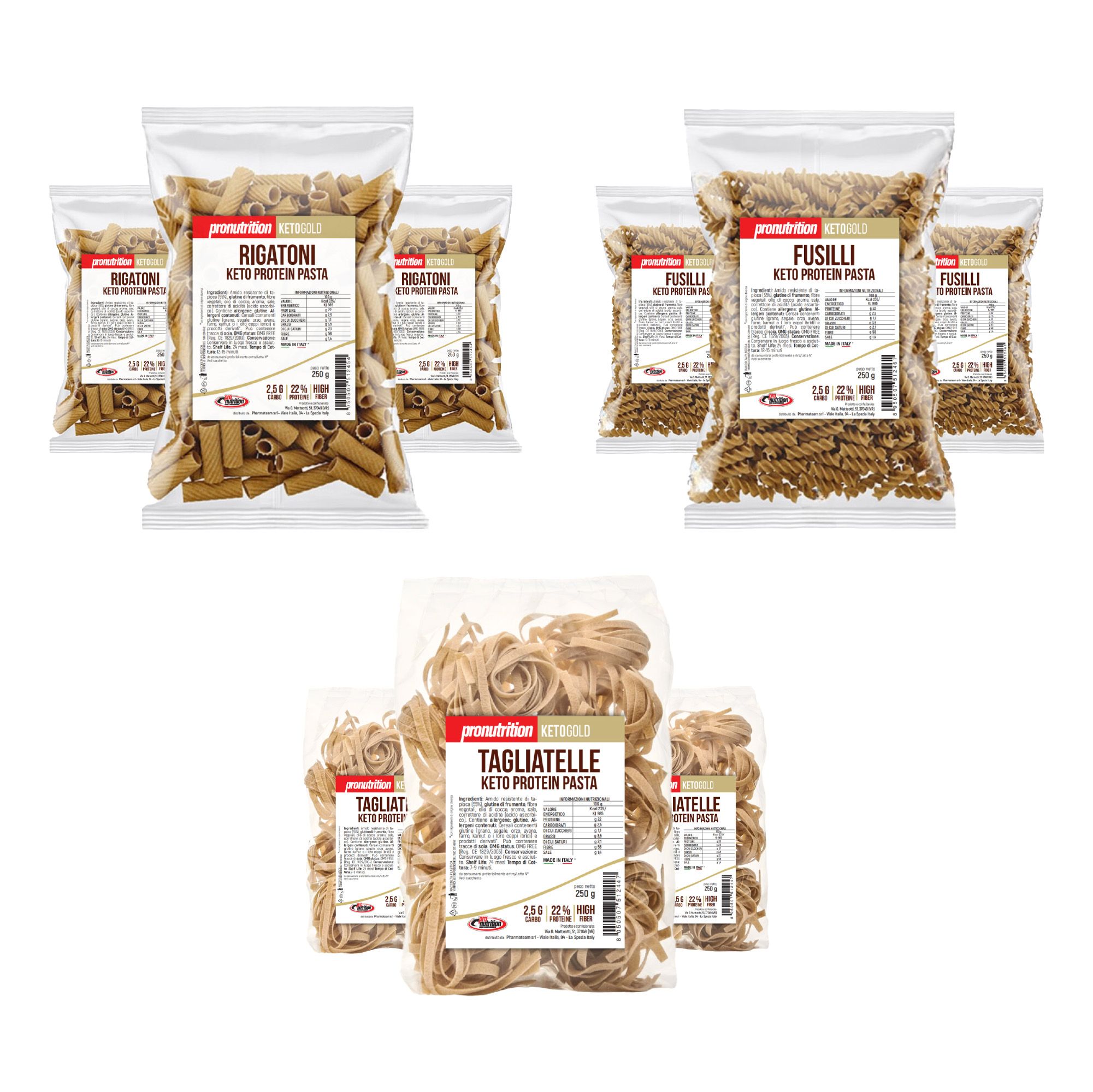 ProNutrition Pasta Keto 9 x 250 g