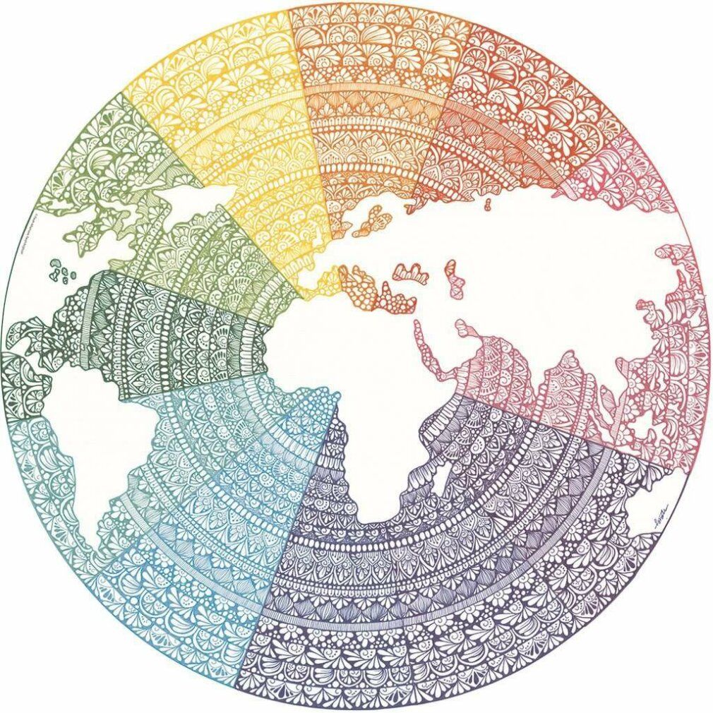 Puzzle del cerchio dei colori - Mandala, ück.
