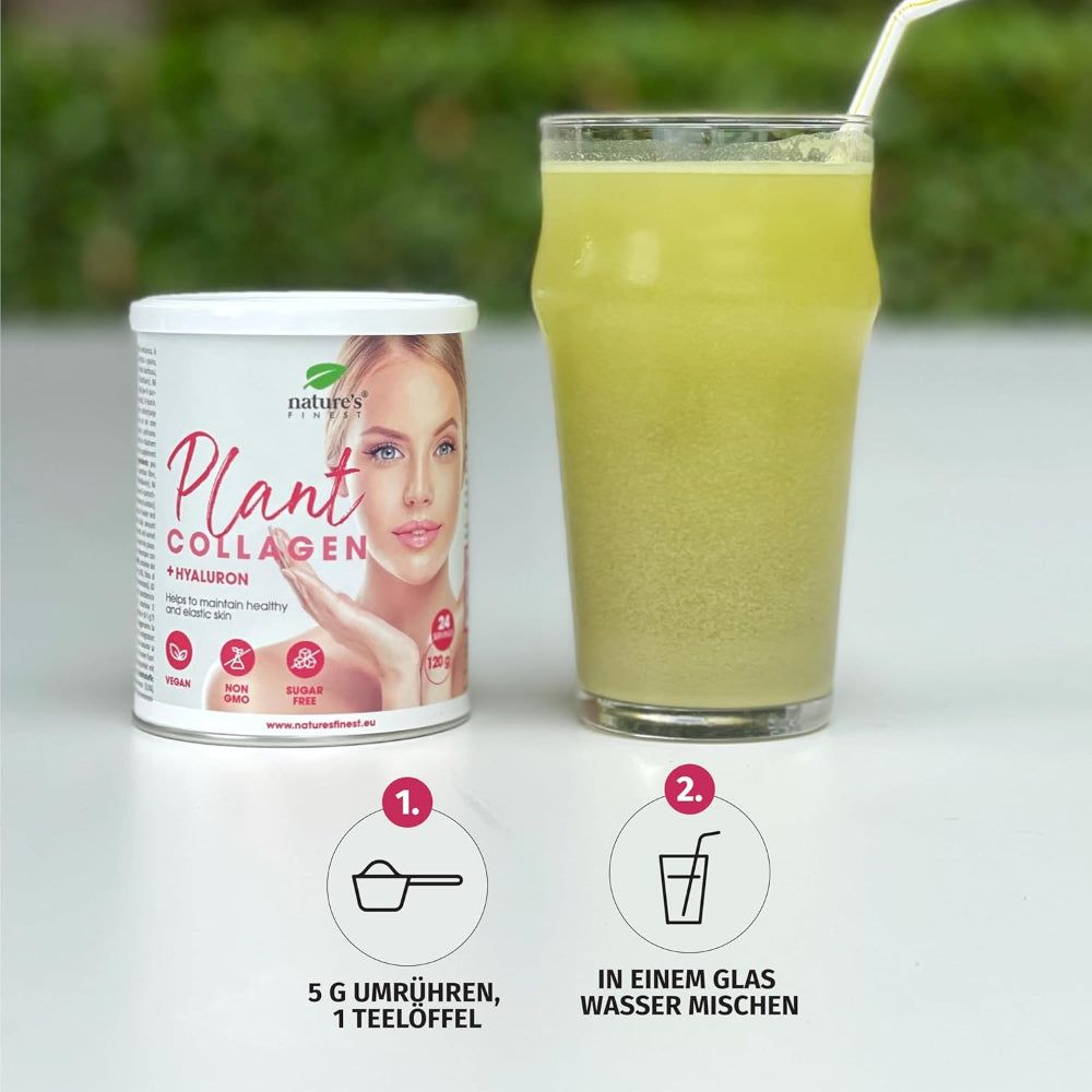 Nature's Finest PLANT COLLAGEN BOOSTER CON ACIDO IALURONICO
