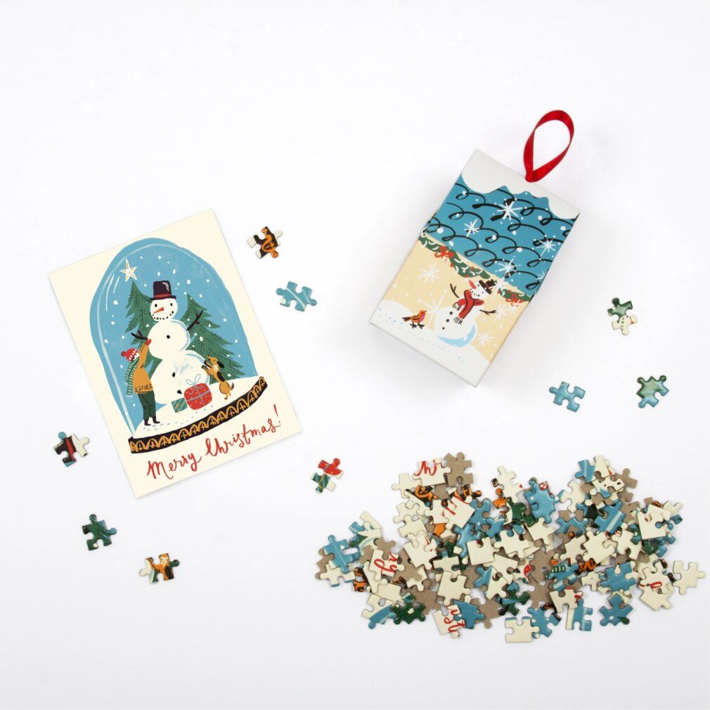 galison Puzzle Snowman 130 parti